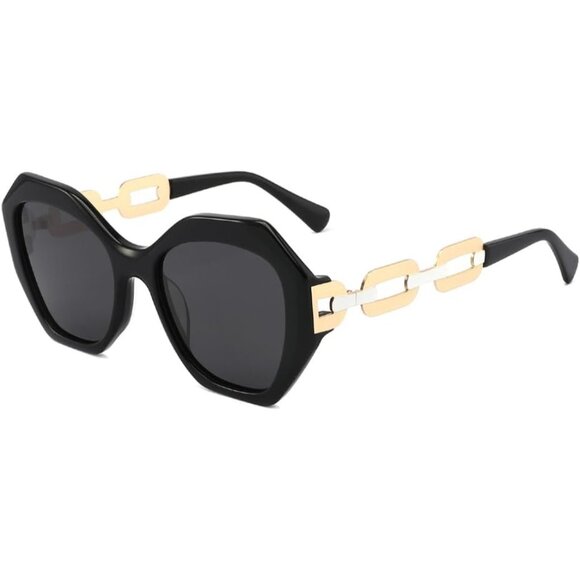 Trendy Rectangular Polarized Men's Sunglasses UV 400 Protection YD1143